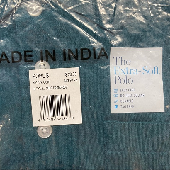 2 Brand New Men’s Polos | Sonoma + Croft & Barrow - Picture 4 of 8